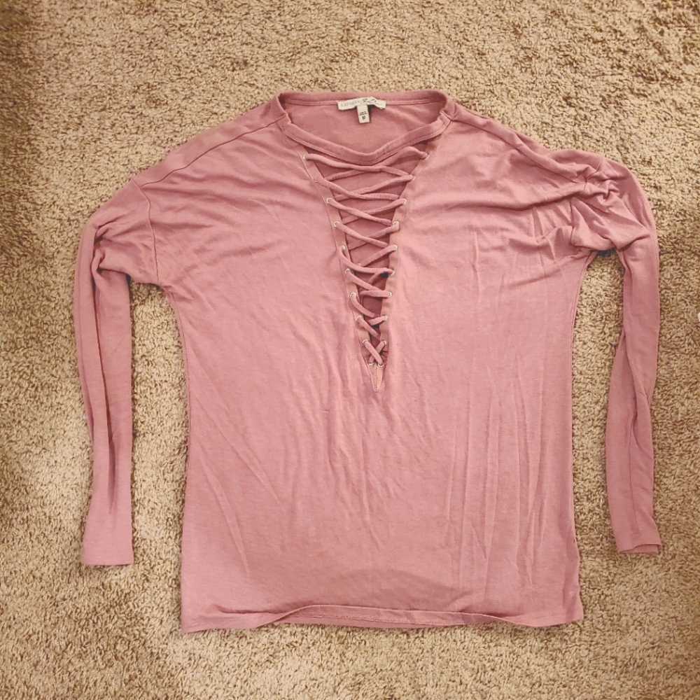 Express OneEleven Deep V Shirt